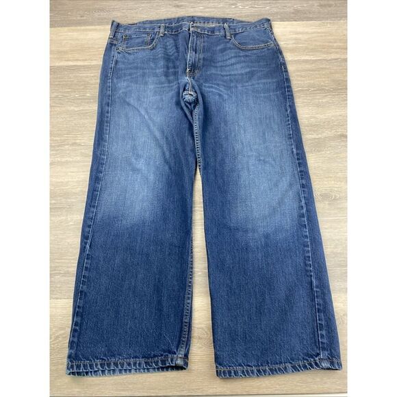 Levis 569 Jeans Mens 40 X 30 Loose Straight Medium Wash Y2K 100% Cotton - Picture 2 of 7